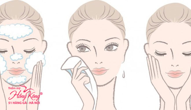 Rửa mặt đúng cách cũng giúp chống nếp nhăn hiệu quả