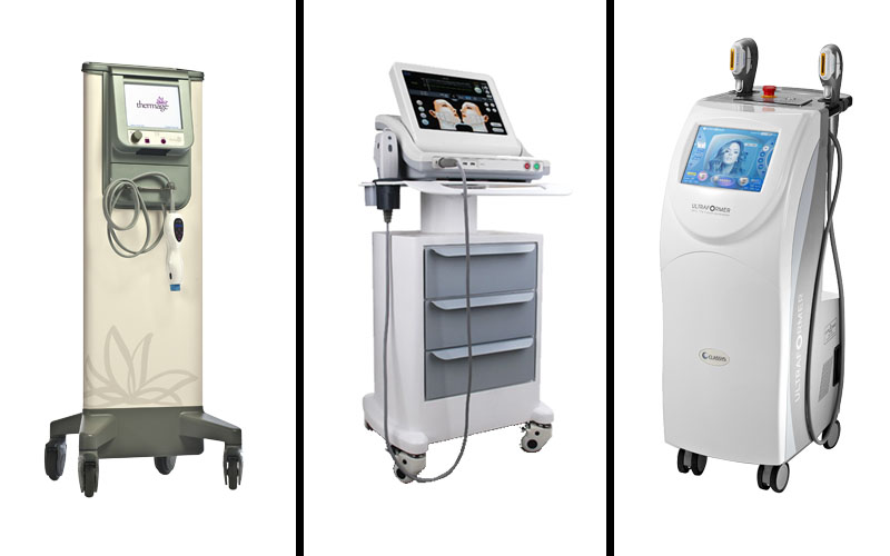 Từ trái qua phải: Thermage, Ultherapy, HIFU Ultraformer - 3 công nghệ căng da cổ đang được ứng dụng tại Thẩm mỹ Hồng Kông 51 Hàng Gà